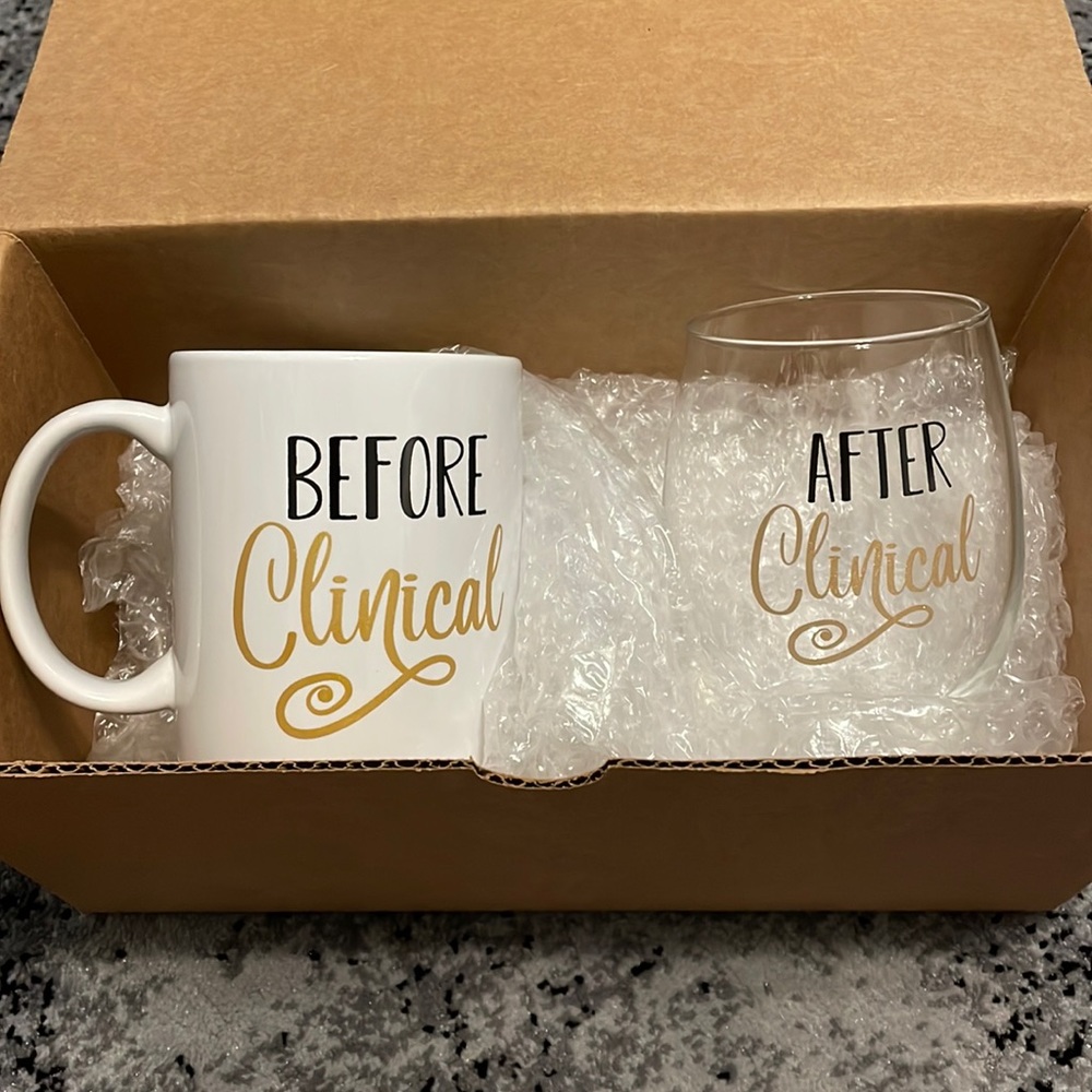 Mug & Wine glass set
